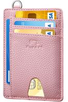 FurArt Slim Minimalist Wallet, Front Pocket Wallets, RFID Blocking, Credit Card Holder with Disassembly D-Shackle