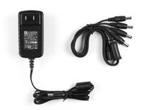 Amcrest 4-Camera 12V Power Supply for 960H, 720p/1080p HDCVI, and Analog Security Cameras (Black)