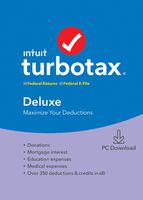 TurboTax Deluxe 2019 Tax Software [Amazon Exclusive] [PC Download]