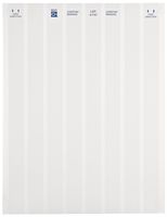 Brady LAT-4-747-10 0.8" Width x 0.25" Height, B-747 Permanent Polyester, Matte Finish White Lasertab Laser Printable Label (Pack of 10000)