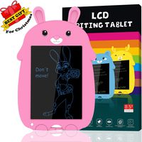 Euway Girls Toys for 2-7 Year Old LCD Writing Table for 2 3 4 5 6 7 Year Old Girl Gifts Doodle Drawing Board for Birthday Christmas (Pink)