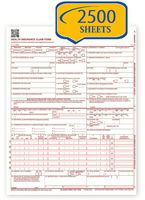 New CMS 1500 Claim Forms - HCFA (Version 02/12) (2500 Sheets)