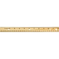 Officemate OIC 12-Inch Wood Ruler, Box of 12 (66009)
