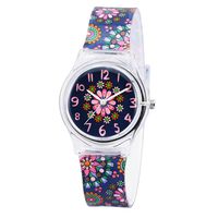 Zeiger Kids Children Girls Women Teen Watch Time Teacher Watch with Silicon Band(Black Small Floral)
