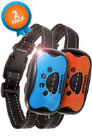 SparklyPets Humane Dog Bark Collar 2 Pack | Anti Barking Training Collar | Vibrating, No Shock Stop Barking for Small Medium Large Dogs | Upgrade 2020 Pet Corrector