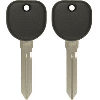 Keyless2Go New Uncut Replacement Transponder Ignition Car Keys B112 (2 Pack)