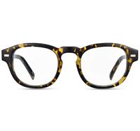 Boca Blu Blue Light Blocking Reading Glasses | UV Light Filtering Anti Glare High Optical Quality Glasses for Men/Women (+1.25, Artermis Yellow Tort)