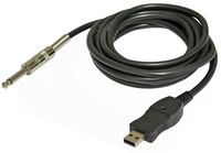 Bespeco USB Guitar and Instrument Interface 6-Feet Cable with Built-In Sound Card