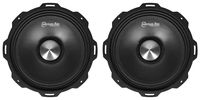 (2) American Bass GODFATHER 8" 800w Slim Open Back Midrange Car Speaker GF 8MR