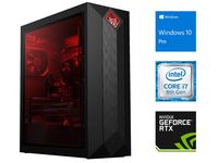 HP OMEN 875 Desktop, Intel Core i7-8700 Upto 4.6GHz, 32GB RAM, 512GB NVMe SSD + 1TB HDD, NVIDIA GeForce RTX 2080, DisplayPort, Micro DisplayPort, HDMI, Wi-Fi, Bluetooth, Windows 10 Pro