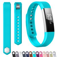 TreasureMax for Fitbit Alta Bands/Fitbit Alta HR Bands/Fitbit Ace Bands, Adjustable Soft Silicone Sports Replacement Bands for Women Men,Small/Large
