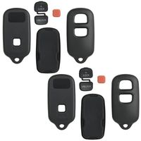Keyless2Go New Replacement Shell Case for Remote Key Fob FCC HYQ1512Y HYQ1512P HYQ12BBX HYQ12BAN - Shell ONLY (2 Pack)