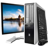 HP 7900 Desktop PC Package, Intel Core 2 Duo Processor, 8GB RAM, 500GB Hard Drive, DVD-RW, Wi-Fi, Windows 10, 22in LCD Monitor (Renewed)