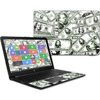 MightySkins Skin Compatible with HP 15t Laptop 15.6" (2017) - Phat Cash | Protective, Durable, and Unique Vinyl Decal wrap Cover | Easy to Apply, Remove, and Change Styles | Made in The USA