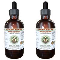 Habanero Alcohol-Free Liquid Extract, Organic Habanero (Capsicum chinense) Dried Rinds and Fruit Glycerite Hawaii Pharm Natural Herbal Supplement 2x4 oz