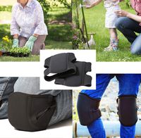 Fine Gardening Knee Pads - Soft Comfort Gardening Knee Pads for The Home Gardener - Gel Cushion, Neoprene, Water-Resistant Construction for Men and Women (Black)