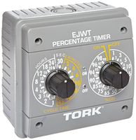 Tork EJWT Series Percentage Timer Switch, 120-240VAC Input Supply 60 Hz, SPDT Output Contact