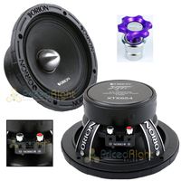 Orion XTX654 6.5" 1400 Watts High Efficiency Midrange Mid Range Bass Loud 4 Ohm Car Audio Speakers Pair