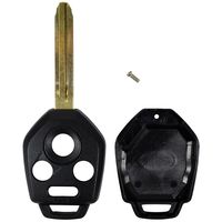 qualitykeylessplus Replacement Remote Head Key 4 Button Case for Subaru FCC CWTWBU766 or CWTWBU811 Blade B108/B110