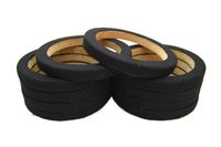Nippon America 10 Pieces 6.5 Inch MDF Wood Speaker Spacer Rings with Black Carpet 5 Pair