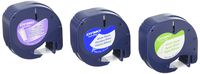Dymo 12331 1/2 Letra Tag Tapes 3 Count