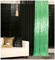 ShinyBeauty Glitter Mint 4FTx8FT Curtains Wedding Ceremony Backdrop 8ft Sequin Panels Sequin Curtain Backdrop-190321E