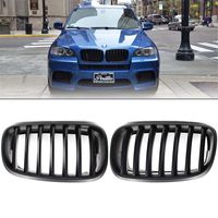 Matte Black Front Kidney Grill Grille for BMW E70 E71 Model X5 X6 SUV 2007-2013