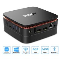 ACEPC AK1 Mini PC Intel Celeron Apollo Lake J3455 Processor(up to 2.3GHz) Windows 10 (64-bit) Desktop Computer,6GB DDR3/64GB eMMC,2.4G+5G Dual WiFi,Gigabit Ethernet,BT 4.2,4K HD