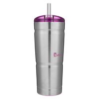Bubba Brands Ignite USA 1965699 PURP Vacuum 24OZ Stainless Steel Tumbler, 24 oz, Paradise Purple Lid