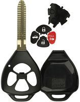 KeylessOption Keyless Entry Remote Key Fob Shell Key Blade Case For Toyota Camry Corolla Rav4 Matrix Venza Yaris