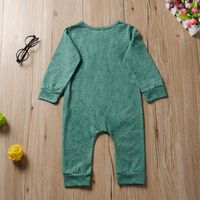 Sharemen Newborn Baby Boy Girl Letter Long Sleeve Romper Bodysuit Outfit Clothes (6-12 Months, Green23)