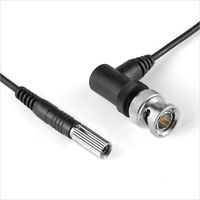 SDI Cable, 1.6ft/0.5m 3G SDI Coaxial Cord (75 Ohm) with BNC Male to DIN1.0/2.3 Male Silver-Plated Connector for Blackmagic Video Assist (Black) - 2293