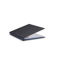 Pina Zangaro Vista 8.5x11 Portrait Screwpost Binder Onyx, Includes 20 Pro-Archive Sheet Protectors (34088)