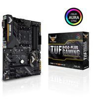 ASUS TUF B450-Plus Gaming Motherboard (ATX) AMD Ryzen 2 AM4 DDR4 HDMI DVI M.2