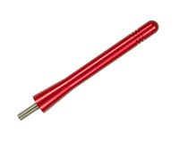 AntennaMastsRus - Made In USA - 4 Inch Red Aluminum Antenna is Compatible with Jeep Liberty (2002-2007)
