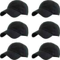 KBETHOS Classic Cotton Dad Hat Adjustable Baseball Cap Relaxed Fit Plain Cap. Polo Style Low Profile (Unconstructed) (Adjustable, Multiple Pack of 6)
