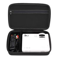 Aproca Hard Travel Storage Case Bag Fit DR.J Professional HI-04 1080P Supported 4Inch Mini Projector (Black)