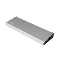 StarTech.com Thunderbolt 2 Dock - 4K - Laptop Docking Station - Thunderbolt to Dual DP/ USB 3.0 / Gigabit Ethernet / eSATA (TB2DOCK4K2DP)