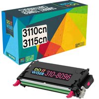 Do it Wiser Compatible Toner Cartridge Replacement for Dell 3110cn 3115cn 3110 3115 | 310-8096 - High Yield 8,000 Pages (Magenta)
