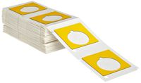 Brady M71EP-169-593-YL 1.8" Width x 1.8" Height Yellow Color B-593 Adhesive-Taped Polyester Raised Panel Labels With Gloss Finish For BMP71 Printers (100 Per Box)