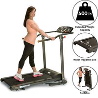 Exerpeutic TF1000 Ultra High Capacity Walk to Fitness Electric Treadmill, 400 lbs