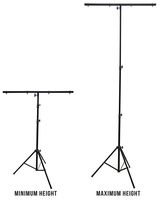 Harmony Audio HA-TBARSTAND Pro Audio DJ Lighting Tripod & T-Bar Light Stand