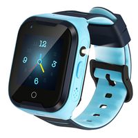 2020 Newest - Kids Smartwatch 4G with GPS Tracker, Built-in Whatsapp, Face Talk/Voice/Wi-Fi Calling/SOS, Touch Screen Waterproof Phone Watch for Boys Girls, Birthday Gift for Kids Age 4-12 (Blue)