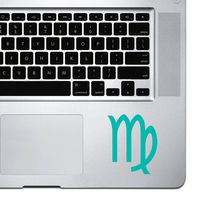 StickAny Palm Series Virgo Sticker for MacBook Pro, Chromebook, and Laptops (Turquoise)