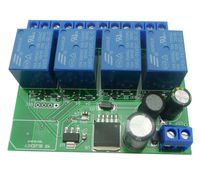 Aihasd 4 Channel 12V Relay Module Bluetooth 4.0 BLE Switch for Apple Android Phone IOT