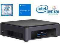 Intel NUC NUC7i5DNKE Mini PC/HTPC, Intel Dual-Core i5-7300U Upto 3.5GHz, 8GB DDR4, 120GB NVMe SSD, WiFi, Bluetooth, 4k Support, Dual Monitor Capable, Windows 10 Professional 64Bit