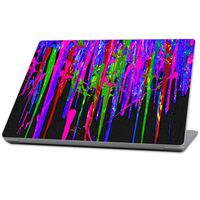 MightySkins Protective, Durable, and Unique Vinyl Decal wrap cover Skin for Microsoft Surface Laptop (2017) 13.3" - Drips, Black (MISURLAP-Drips)