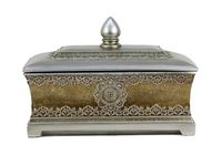 D'Lusso Designs DG28 Ravenna Collection Large Jewelry Trinket Box