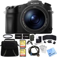 Sony DSC-RX10M III Cyber-Shot 4K Video 20.1MP Camera Bundle with 2X 64GB Memory Card, Camera Bag, 72mm Filter, 2X Battery, Charger and HDMI Cable