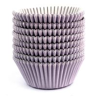 Eoonfirst Standard Size Baking Cups 200 Pcs (Light Purple)